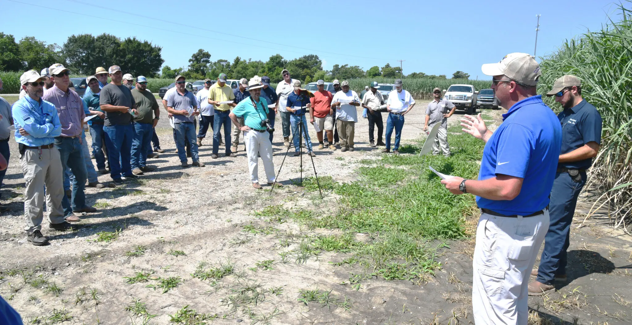 Al Orgeron at Jeanerette meeting