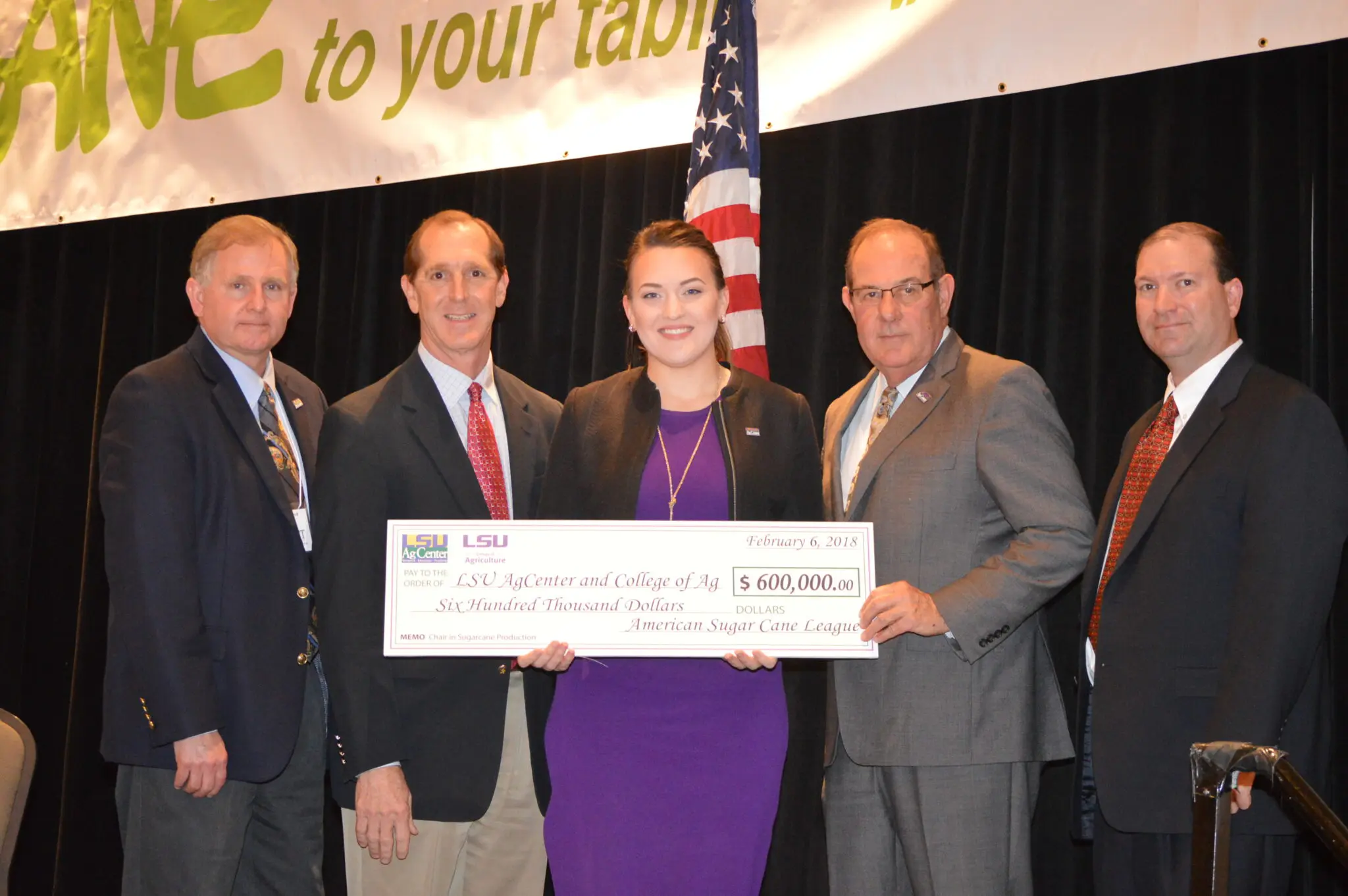 Sugarcane endowed chair check