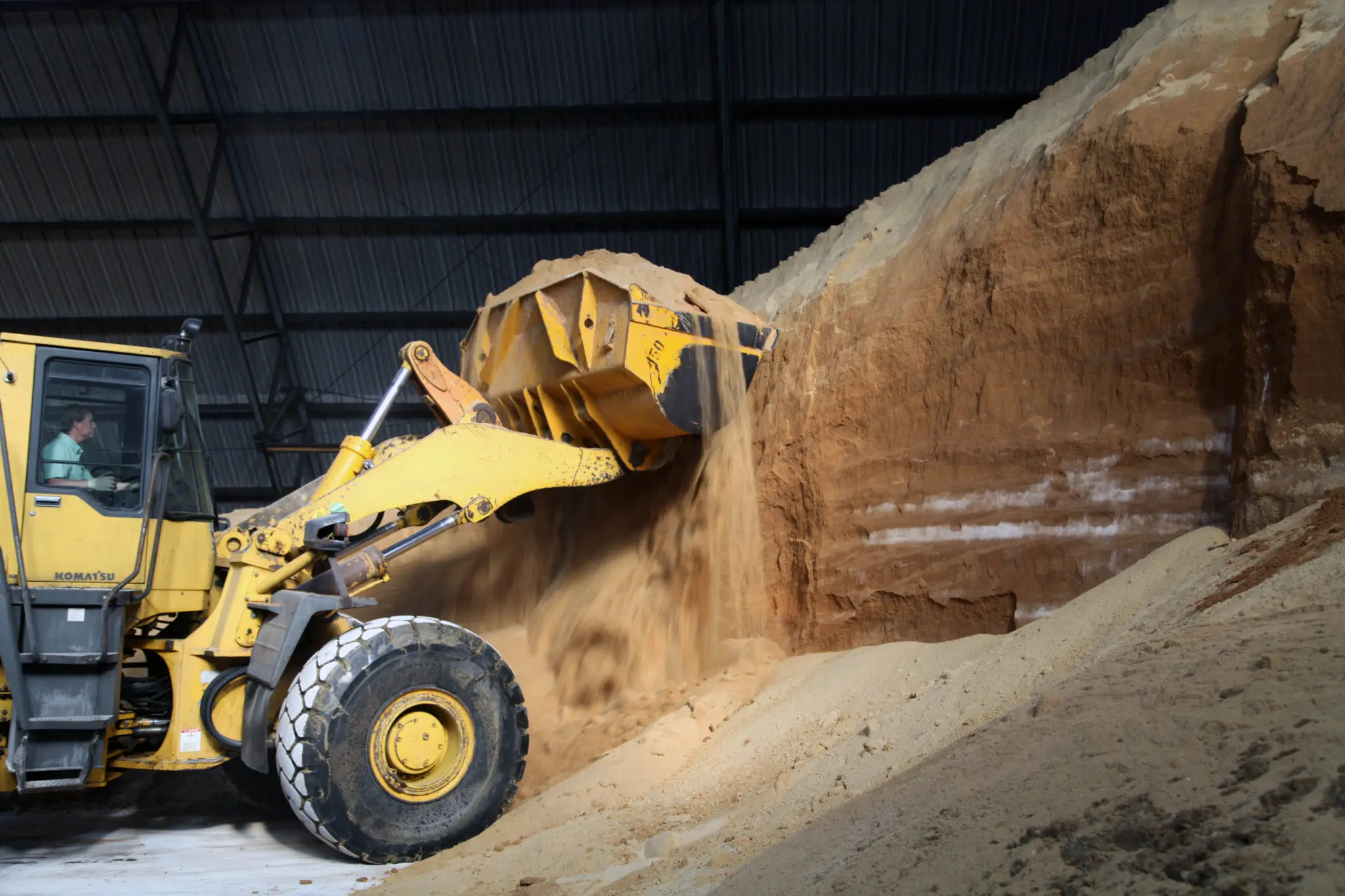 raw sugar at Alma Plantation Sugar Mill